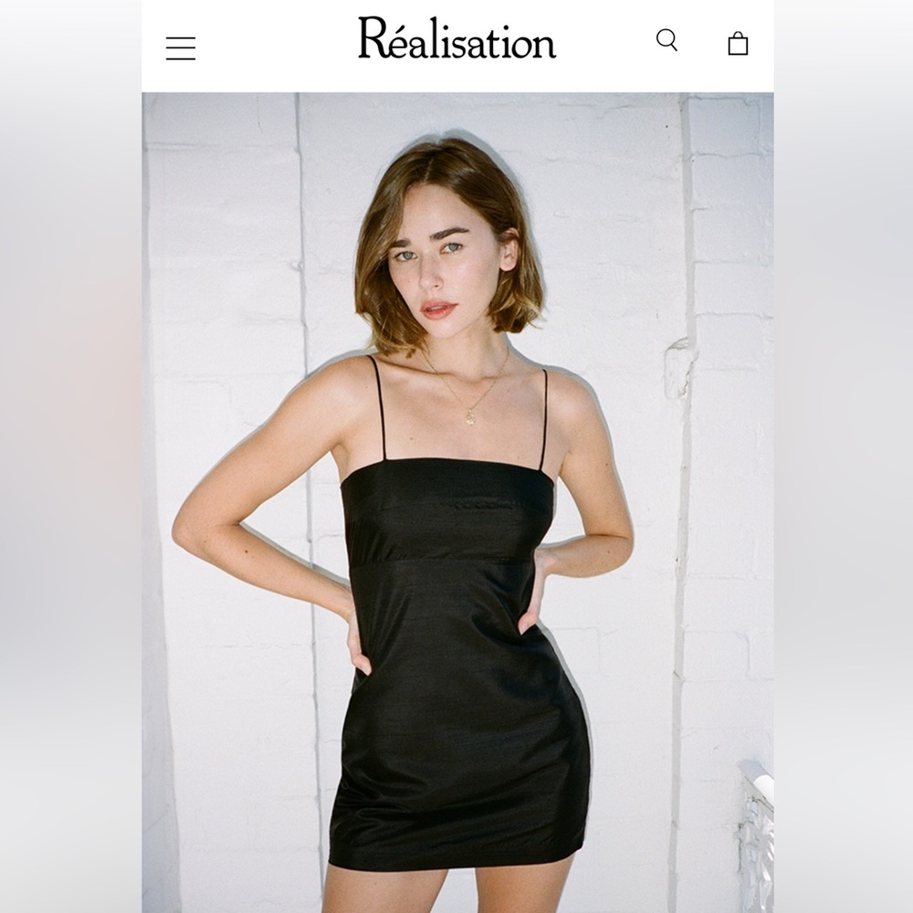 Realisation Par Christy Mini Dress Black
